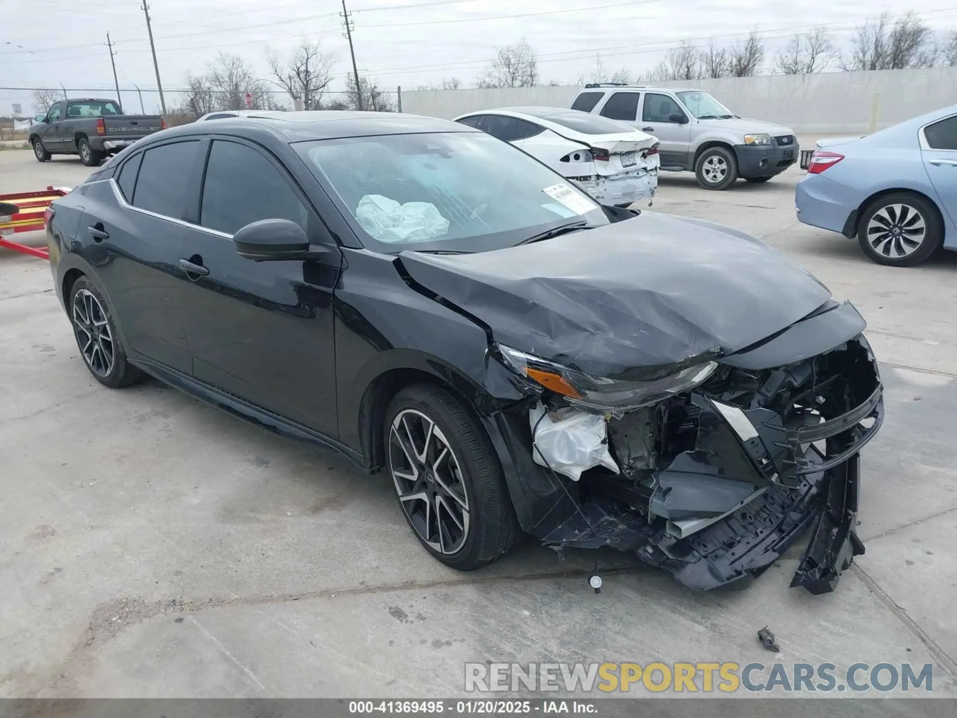 1 Photograph of a damaged car 3N1AB8DV4RY377780 NISSAN SENTRA 2024