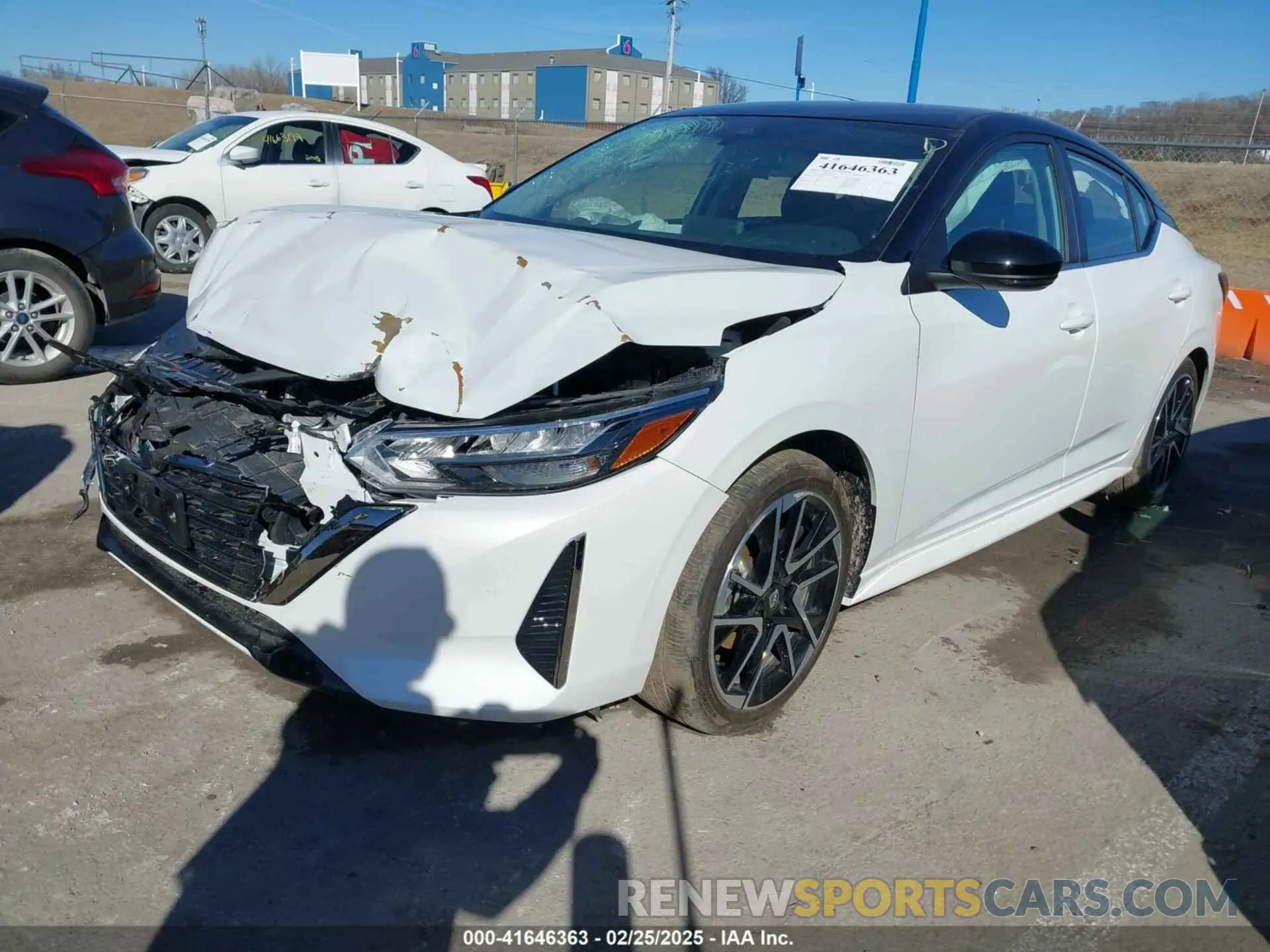2 Photograph of a damaged car 3N1AB8DV5RY264002 NISSAN SENTRA 2024