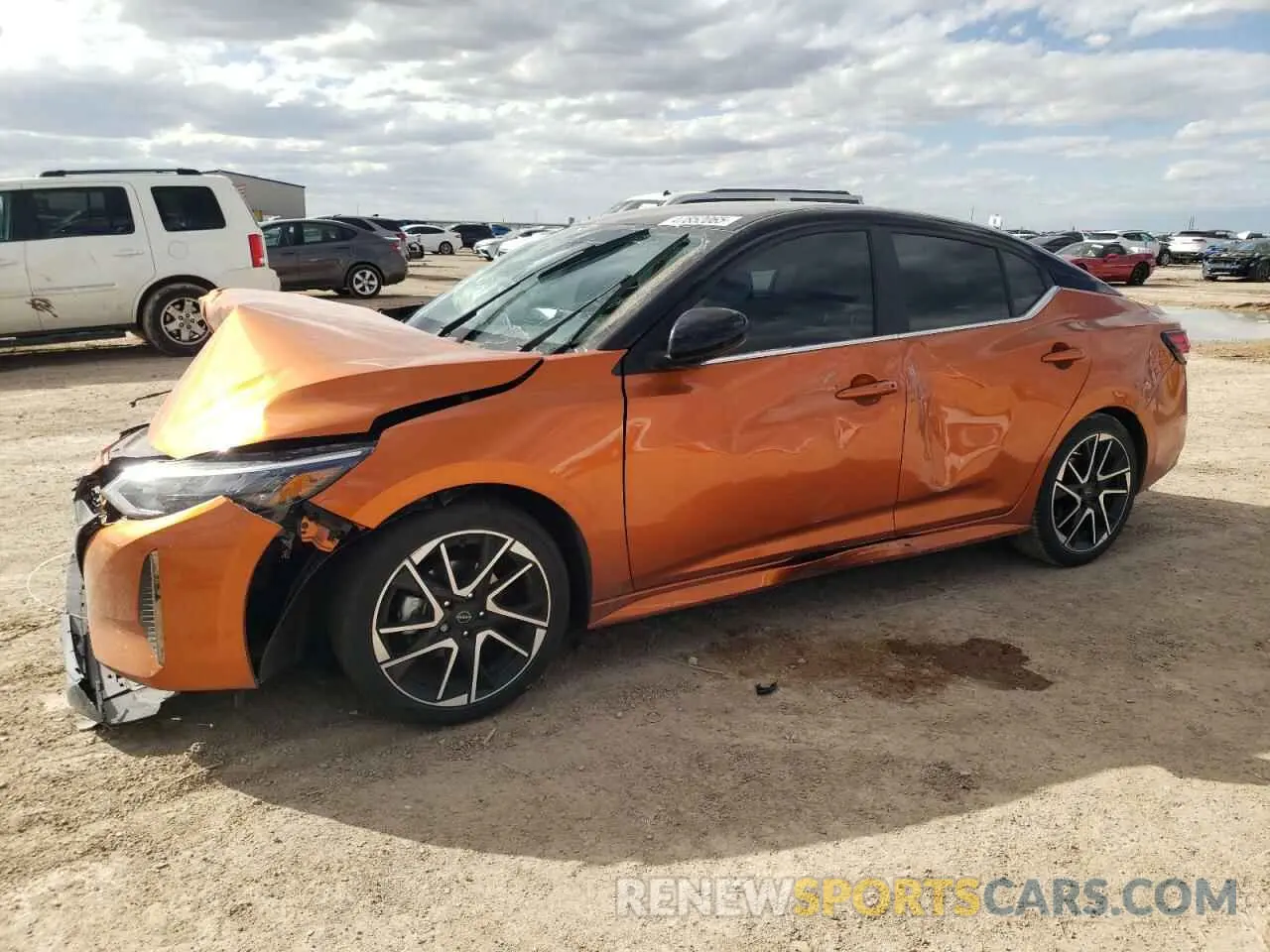 1 Photograph of a damaged car 3N1AB8DV6RY380745 NISSAN SENTRA 2024