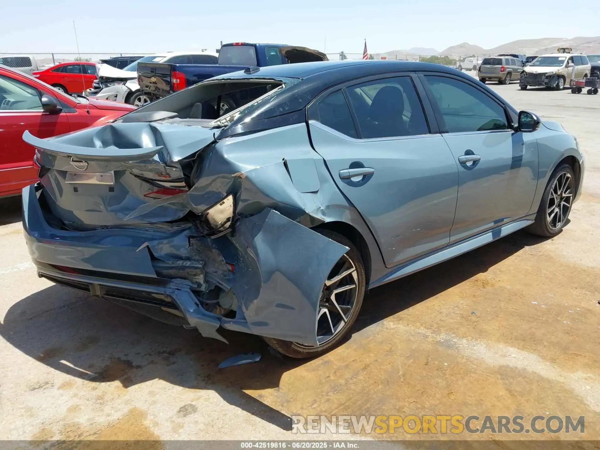 4 Фотография поврежденного автомобиля 3N1AB8DV8RY203775 NISSAN SENTRA 2024