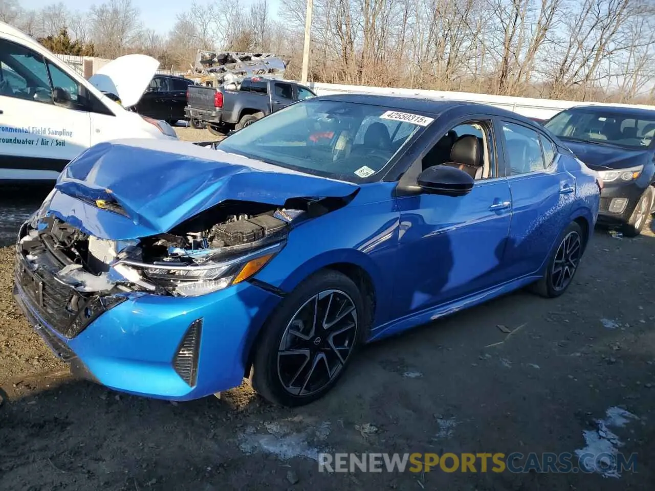 1 Photograph of a damaged car 3N1AB8DV8RY355068 NISSAN SENTRA 2024