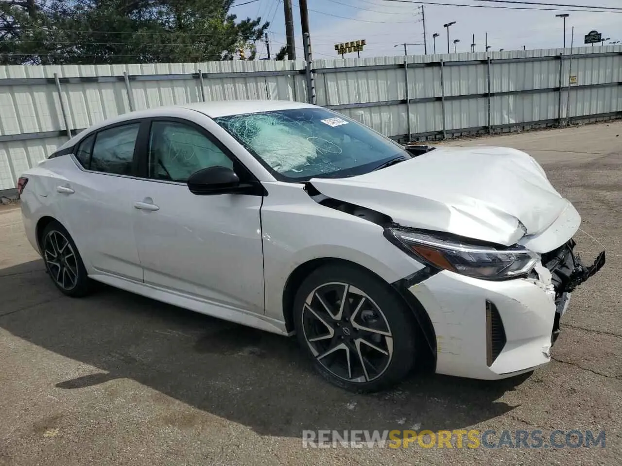 4 Photograph of a damaged car 3N1AB8DV9RY256601 NISSAN SENTRA 2024