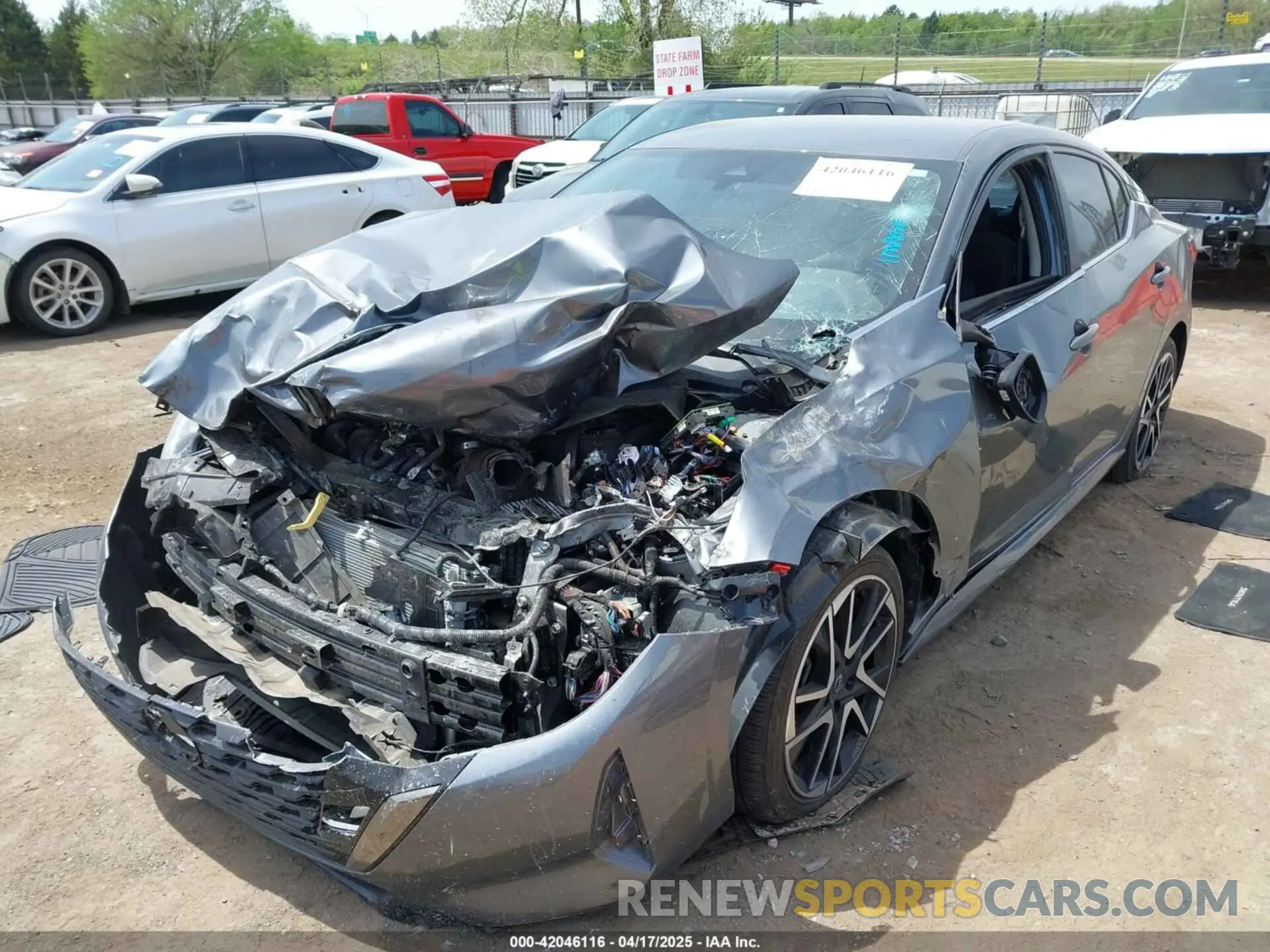 2 Photograph of a damaged car 3N1AB8DV9RY376804 NISSAN SENTRA 2024