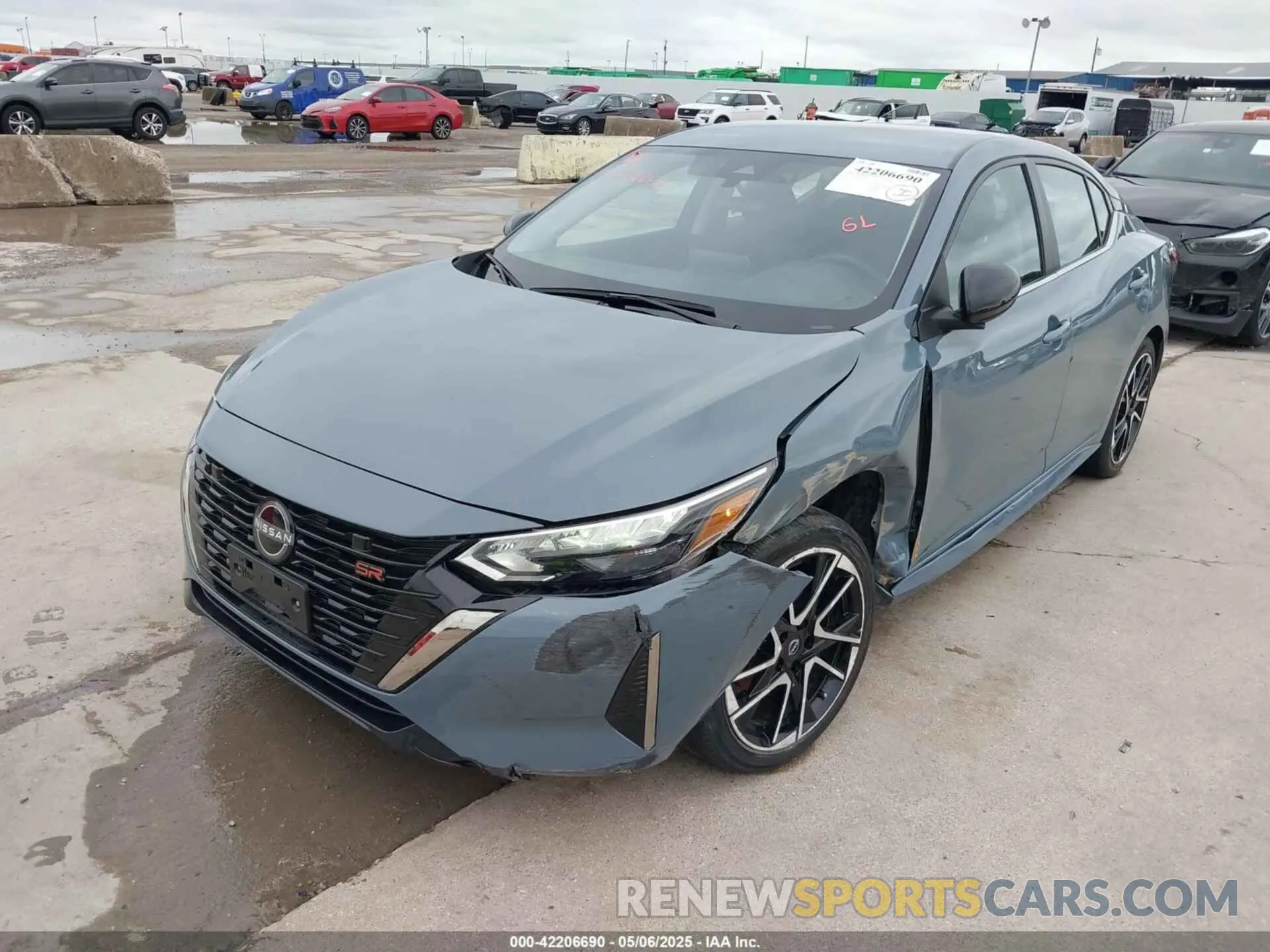 2 Photograph of a damaged car 3N1AB8DVXRY296542 NISSAN SENTRA 2024