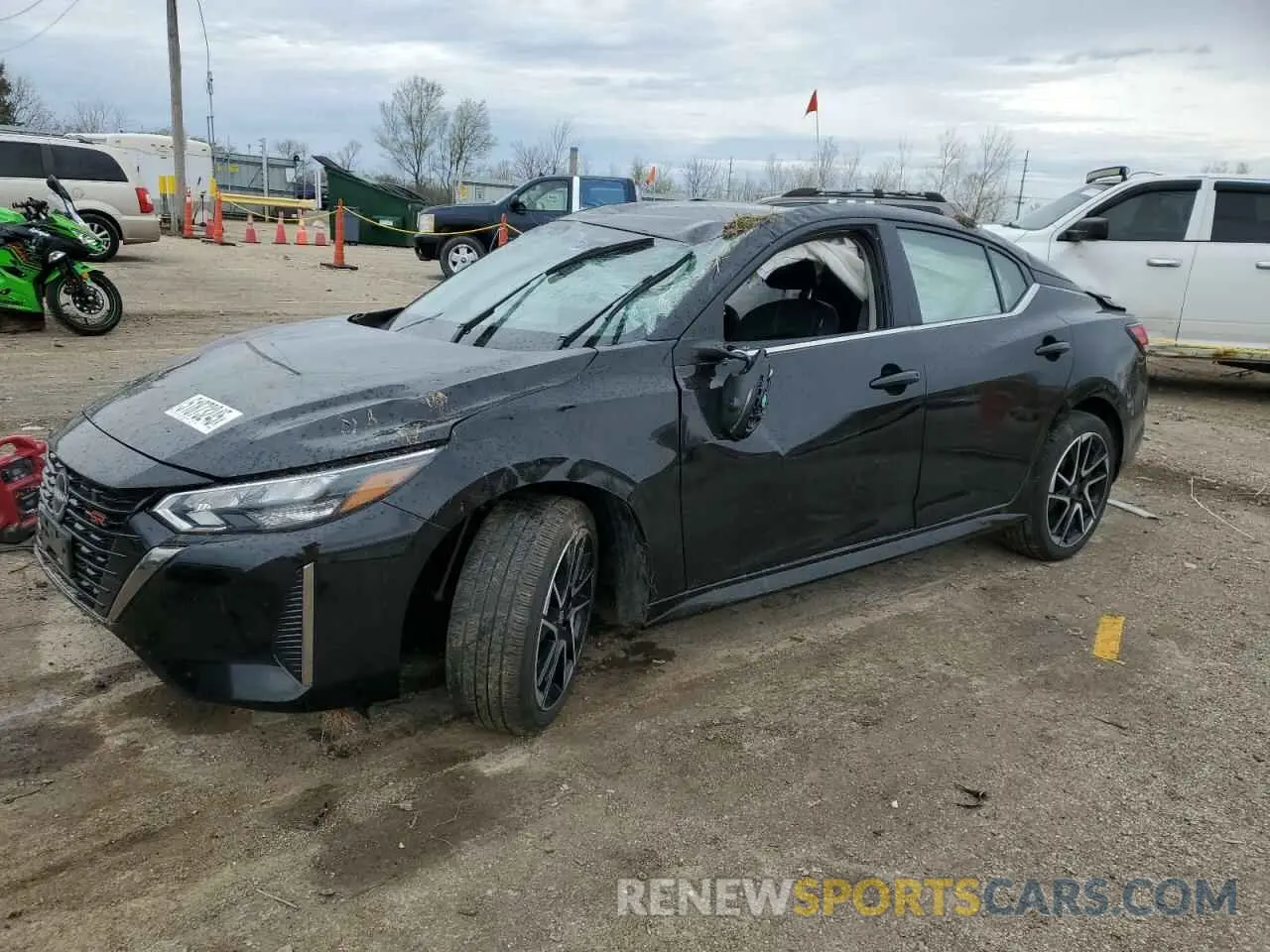1 Photograph of a damaged car 3N1AB8DVXRY317244 NISSAN SENTRA 2024