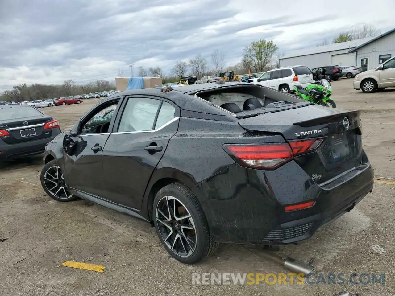 2 Photograph of a damaged car 3N1AB8DVXRY317244 NISSAN SENTRA 2024