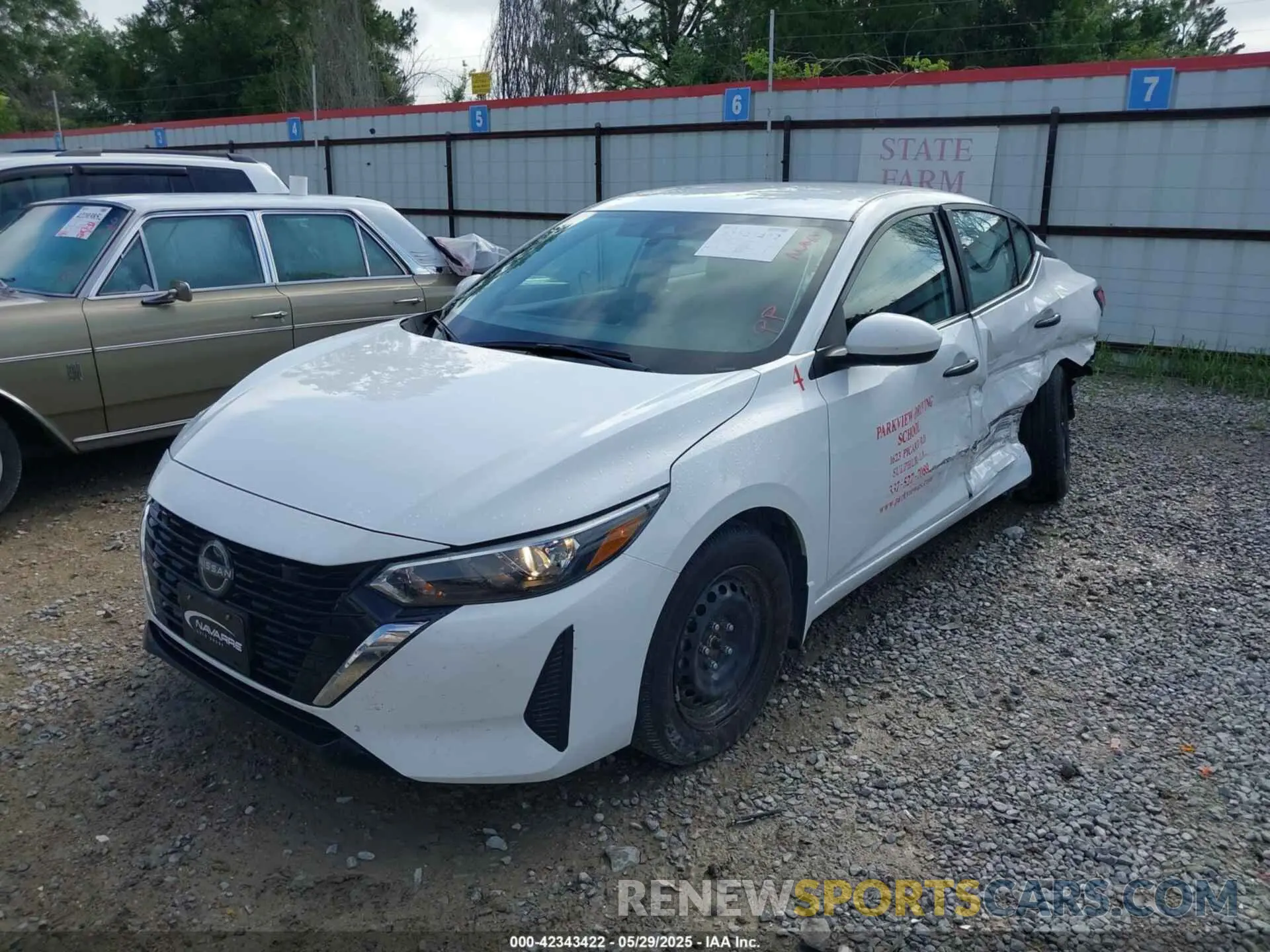 2 Photograph of a damaged car 3N1AB8BV1SY253796 NISSAN SENTRA 2025