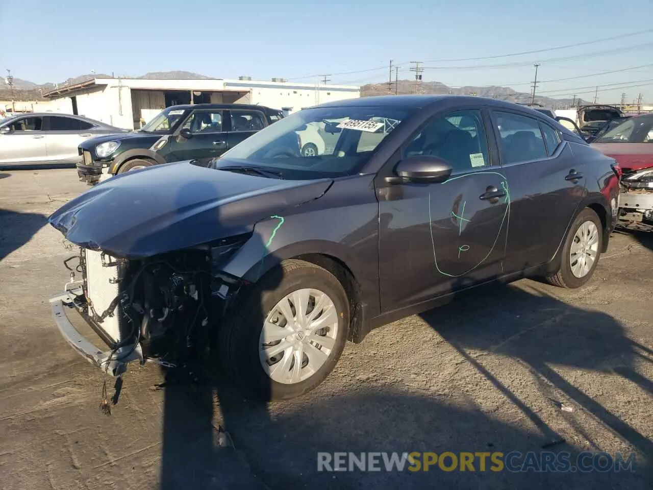 1 Фотография поврежденного автомобиля 3N1AB8BV2SY232892 NISSAN SENTRA 2025