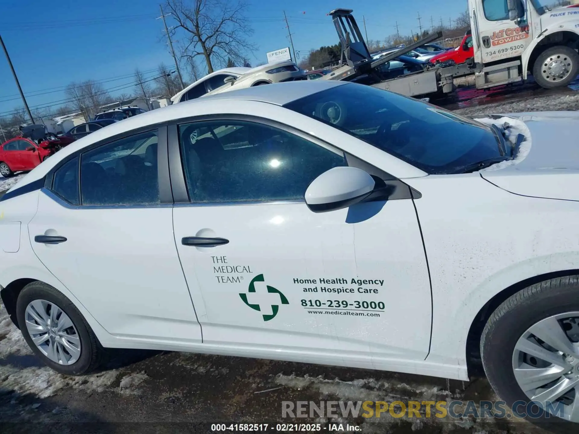 13 Photograph of a damaged car 3N1AB8BV3SY212859 NISSAN SENTRA 2025
