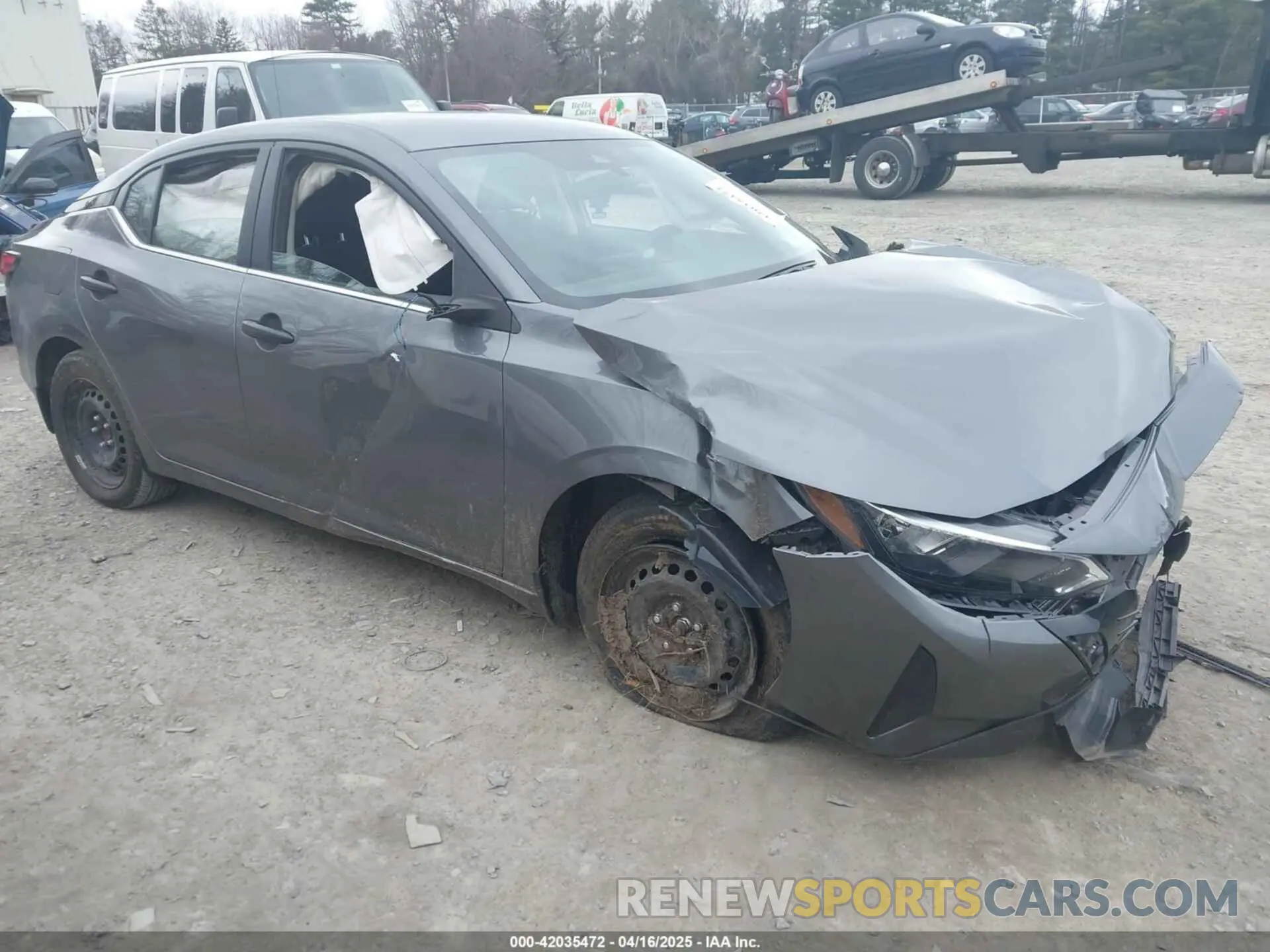 1 Photograph of a damaged car 3N1AB8BV3SY217348 NISSAN SENTRA 2025