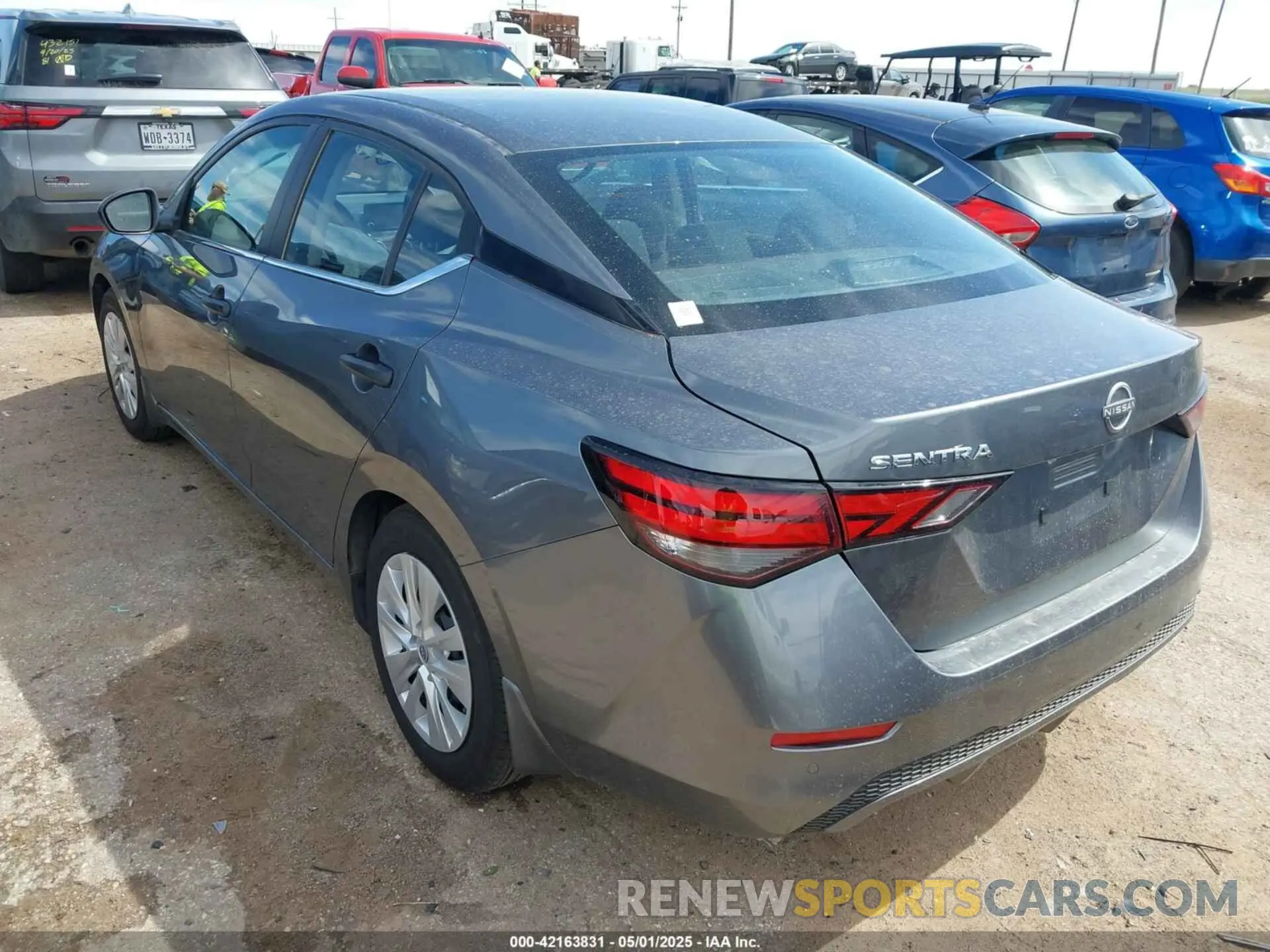 3 Фотография поврежденного автомобиля 3N1AB8BV3SY247160 NISSAN SENTRA 2025