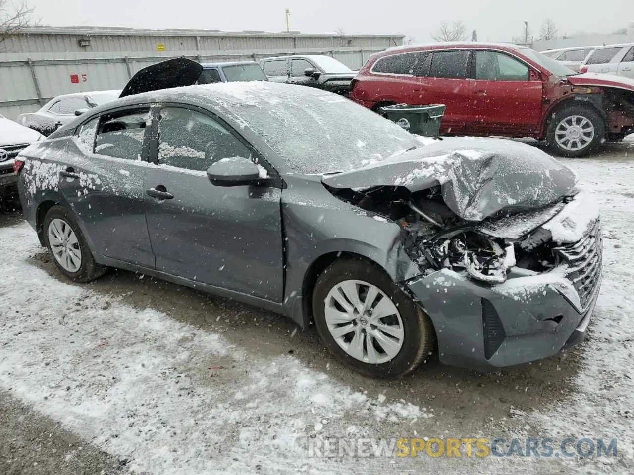 4 Photograph of a damaged car 3N1AB8BV3SY260409 NISSAN SENTRA 2025