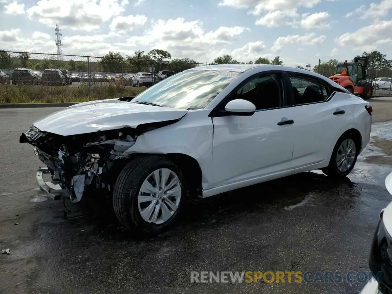 1 Photograph of a damaged car 3N1AB8BV6SY226576 NISSAN SENTRA 2025