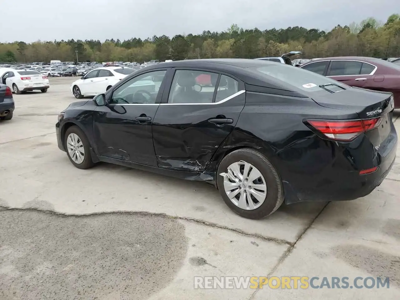 2 Photograph of a damaged car 3N1AB8BV6SY243605 NISSAN SENTRA 2025