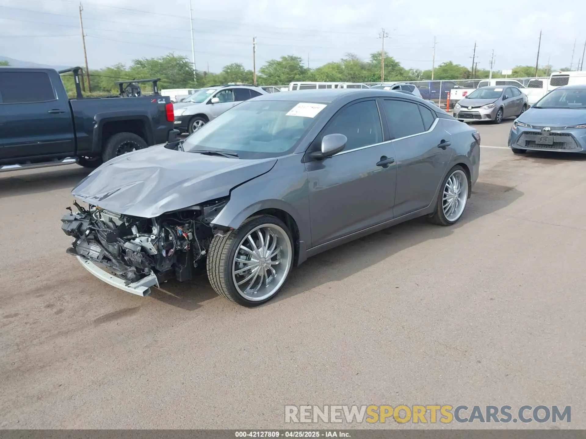 2 Фотография поврежденного автомобиля 3N1AB8BV6SY270013 NISSAN SENTRA 2025