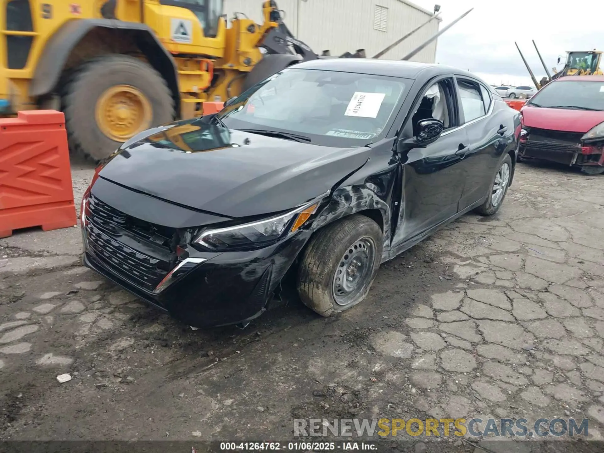 2 Photograph of a damaged car 3N1AB8BV7SY218700 NISSAN SENTRA 2025