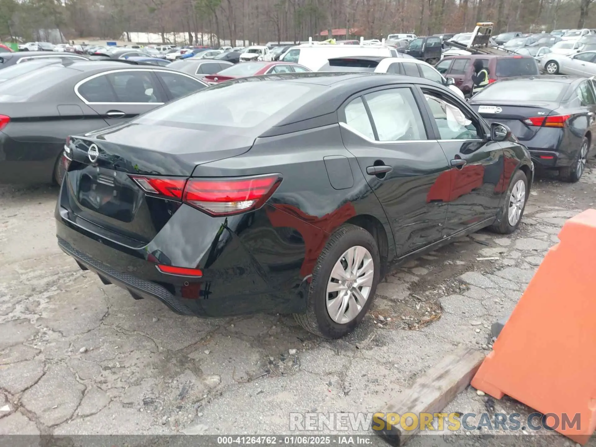 4 Photograph of a damaged car 3N1AB8BV7SY218700 NISSAN SENTRA 2025