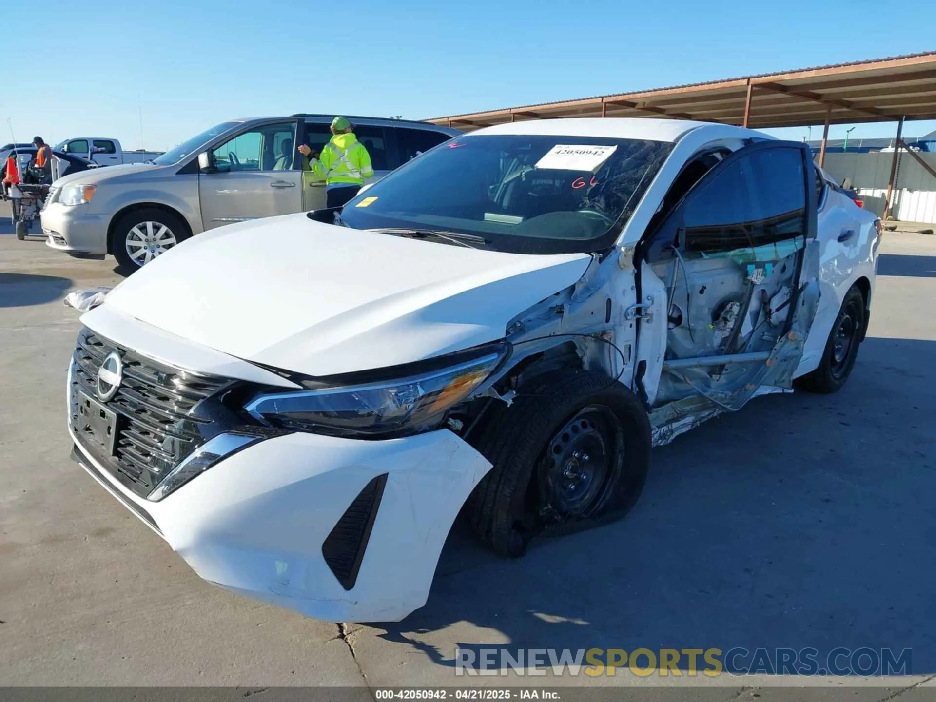 2 Фотография поврежденного автомобиля 3N1AB8BV7SY267055 NISSAN SENTRA 2025