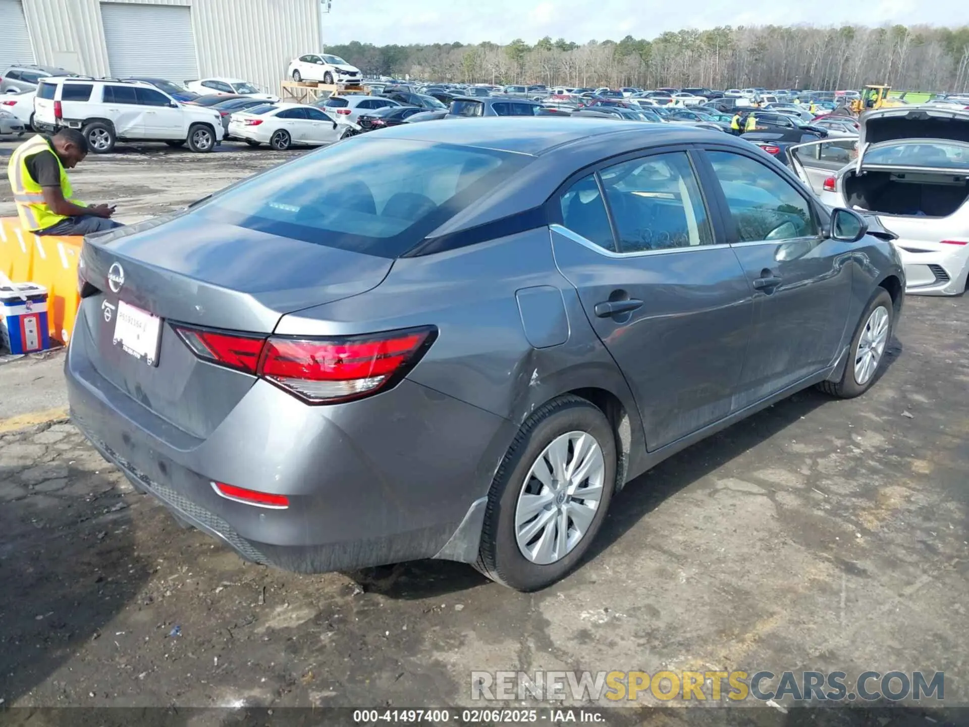 4 Photograph of a damaged car 3N1AB8BV8SY207303 NISSAN SENTRA 2025