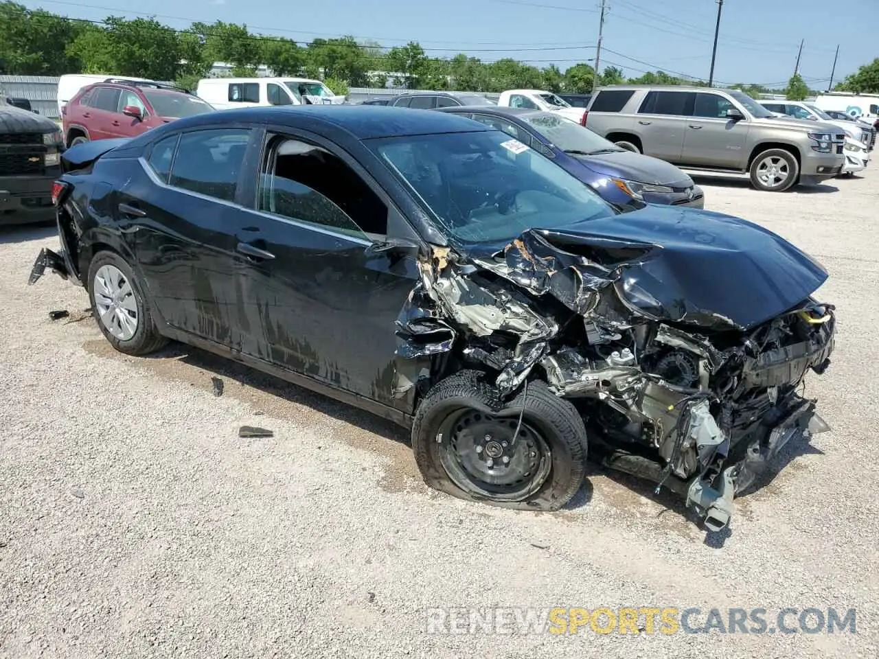 4 Photograph of a damaged car 3N1AB8BV8SY292904 NISSAN SENTRA 2025