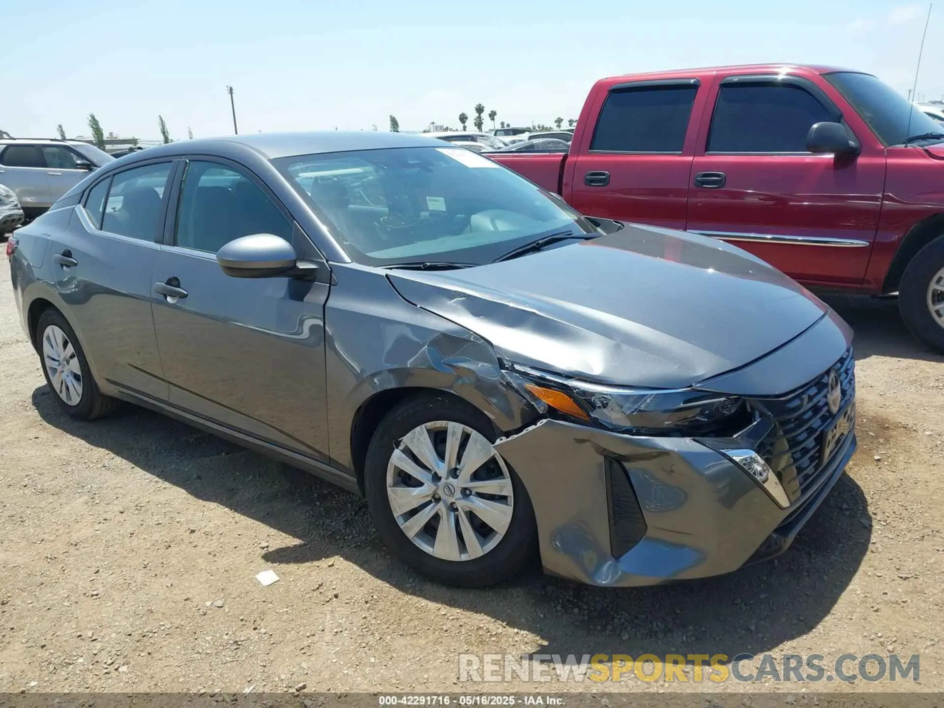 1 Photograph of a damaged car 3N1AB8BV9SY235725 NISSAN SENTRA 2025