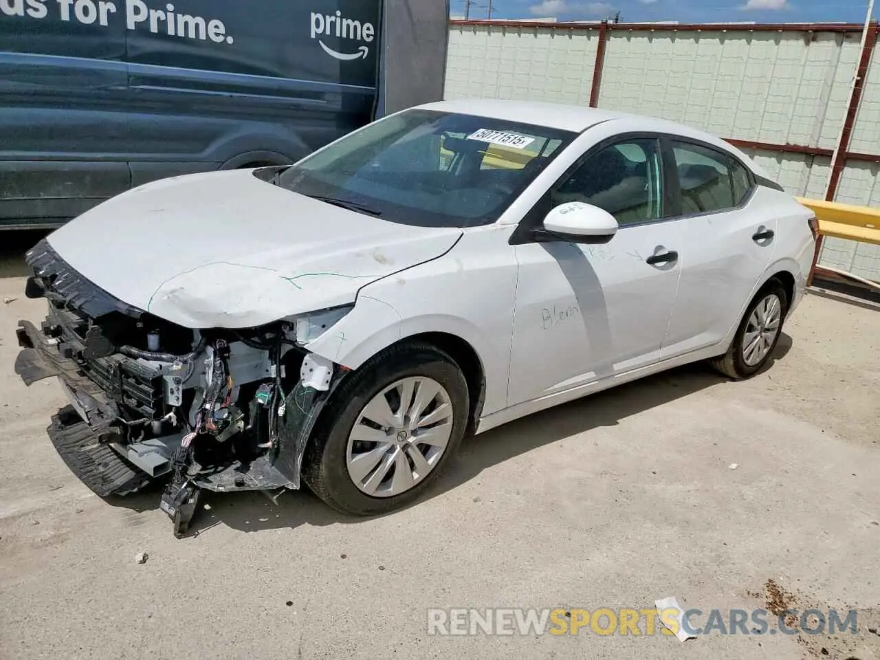1 Photograph of a damaged car 3N1AB8BV9SY236969 NISSAN SENTRA 2025