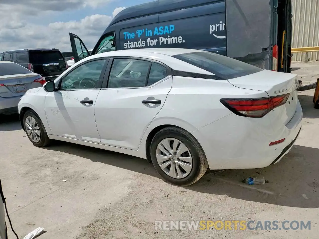2 Photograph of a damaged car 3N1AB8BV9SY236969 NISSAN SENTRA 2025