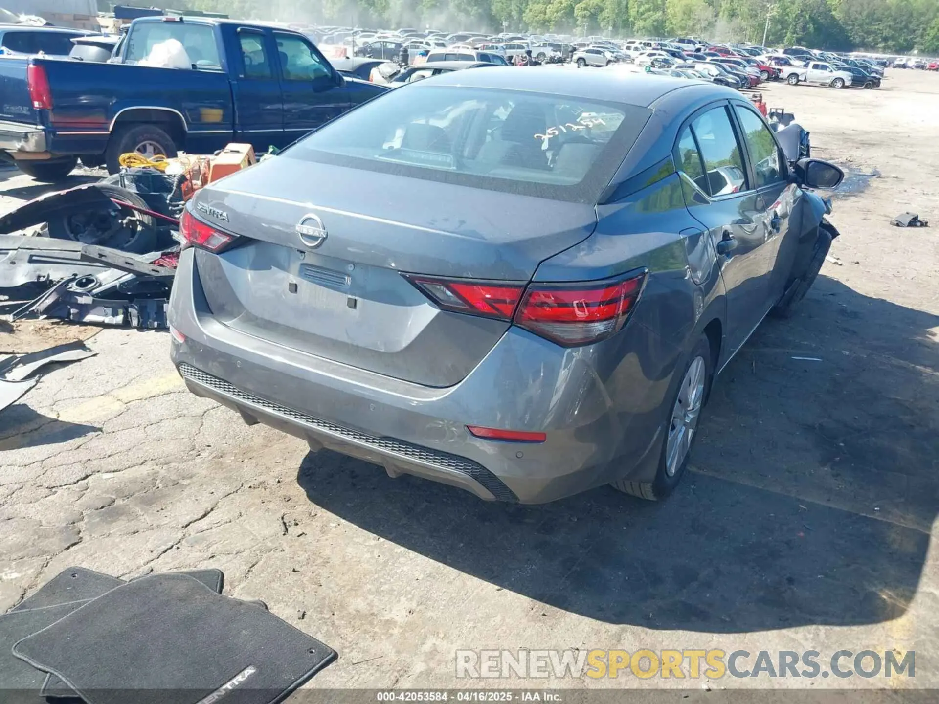 4 Photograph of a damaged car 3N1AB8BVXSY230341 NISSAN SENTRA 2025