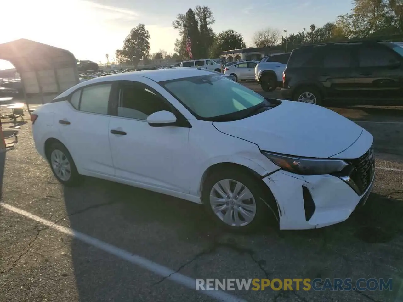 4 Photograph of a damaged car 3N1AB8BVXSY276347 NISSAN SENTRA 2025