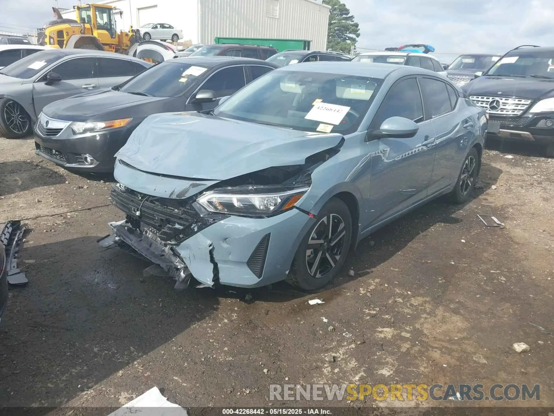 2 Photograph of a damaged car 3N1AB8CV0SY249219 NISSAN SENTRA 2025