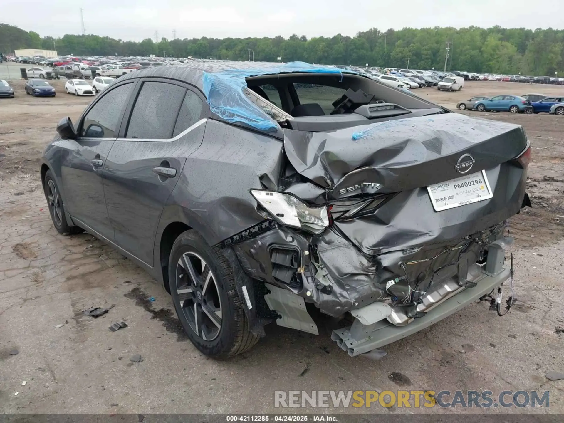 3 Фотография поврежденного автомобиля 3N1AB8CV0SY262701 NISSAN SENTRA 2025