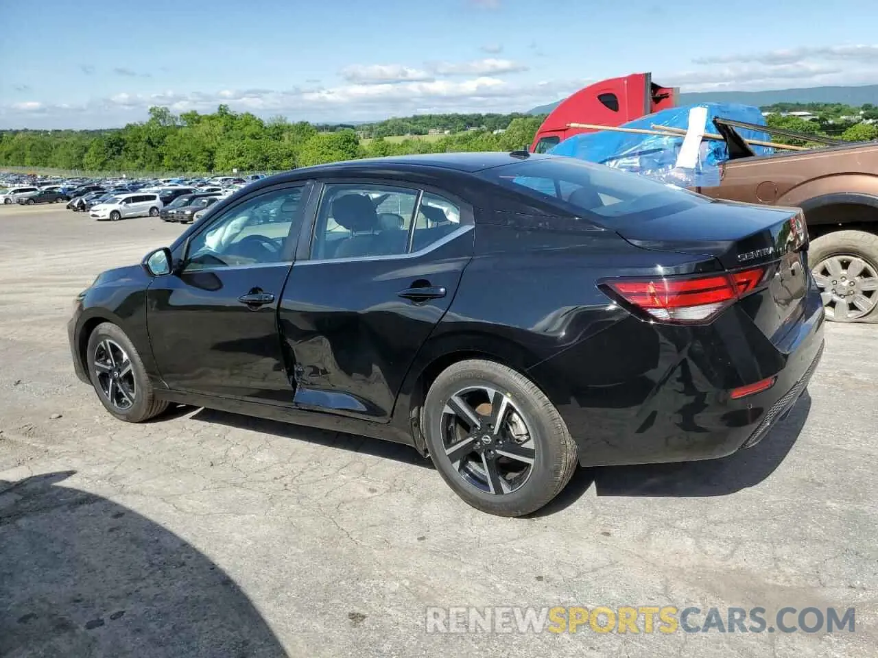 2 Photograph of a damaged car 3N1AB8CV0SY281202 NISSAN SENTRA 2025