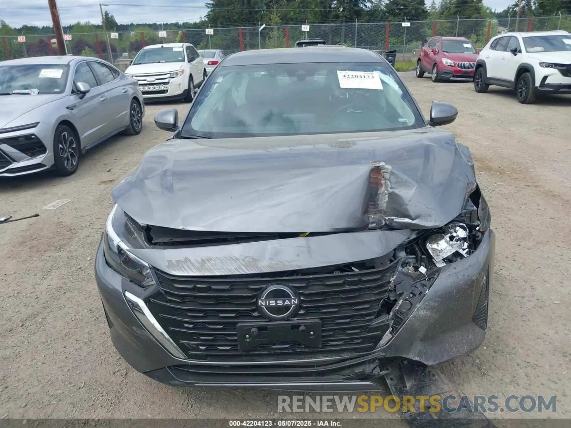 12 Photograph of a damaged car 3N1AB8CV0SY299893 NISSAN SENTRA 2025