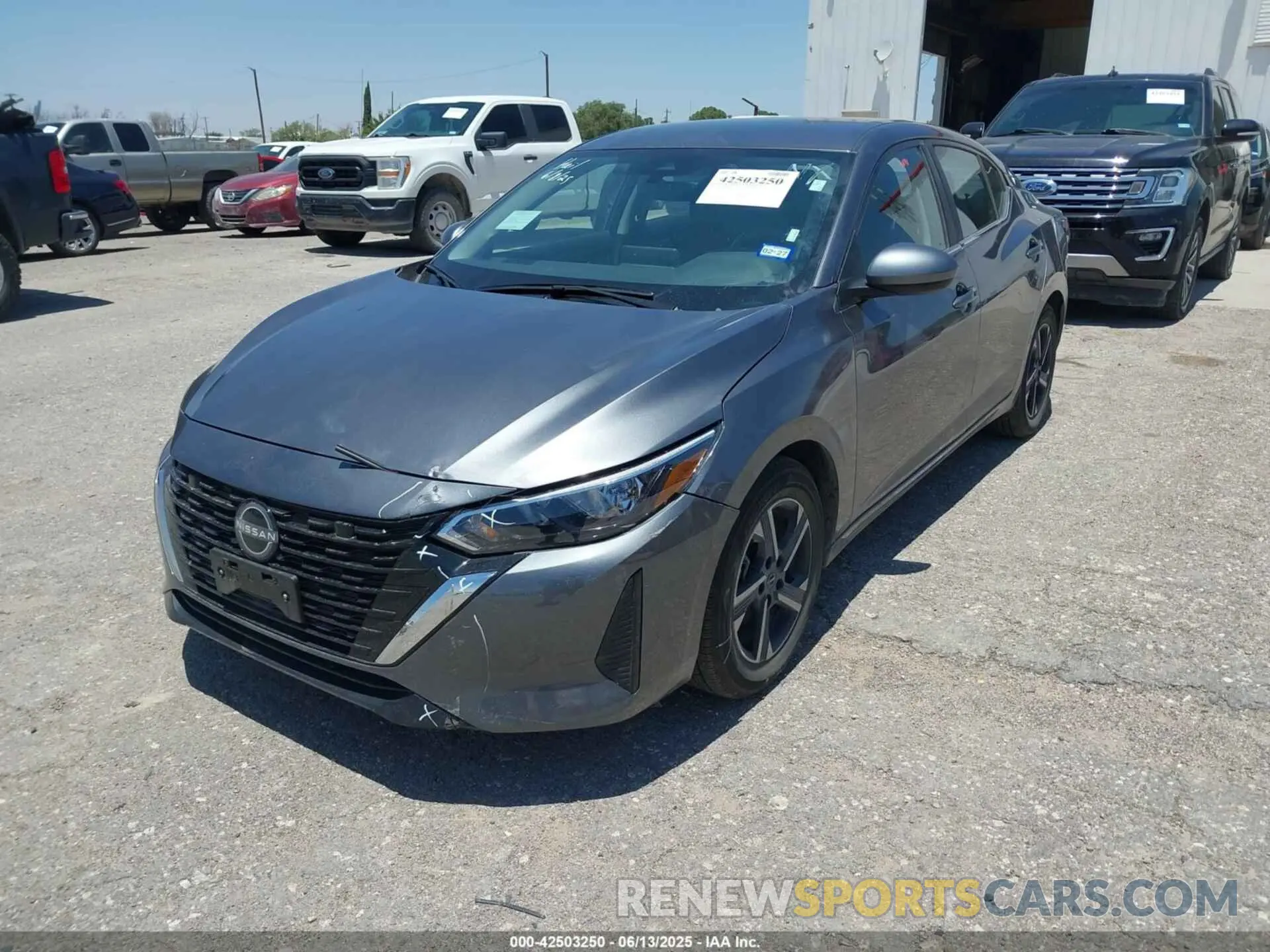2 Photograph of a damaged car 3N1AB8CV1SY303353 NISSAN SENTRA 2025