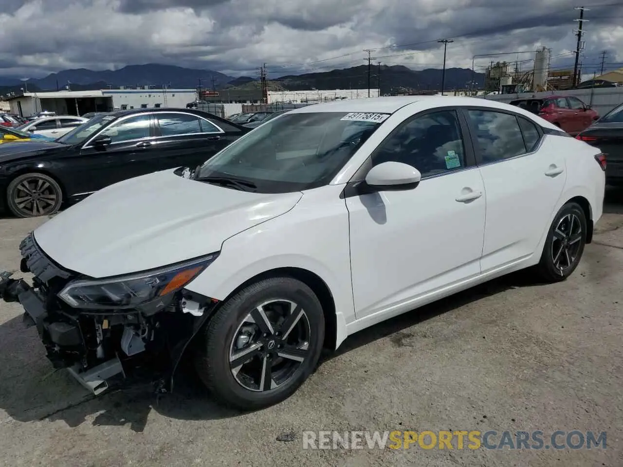 1 Photograph of a damaged car 3N1AB8CV2SY229800 NISSAN SENTRA 2025
