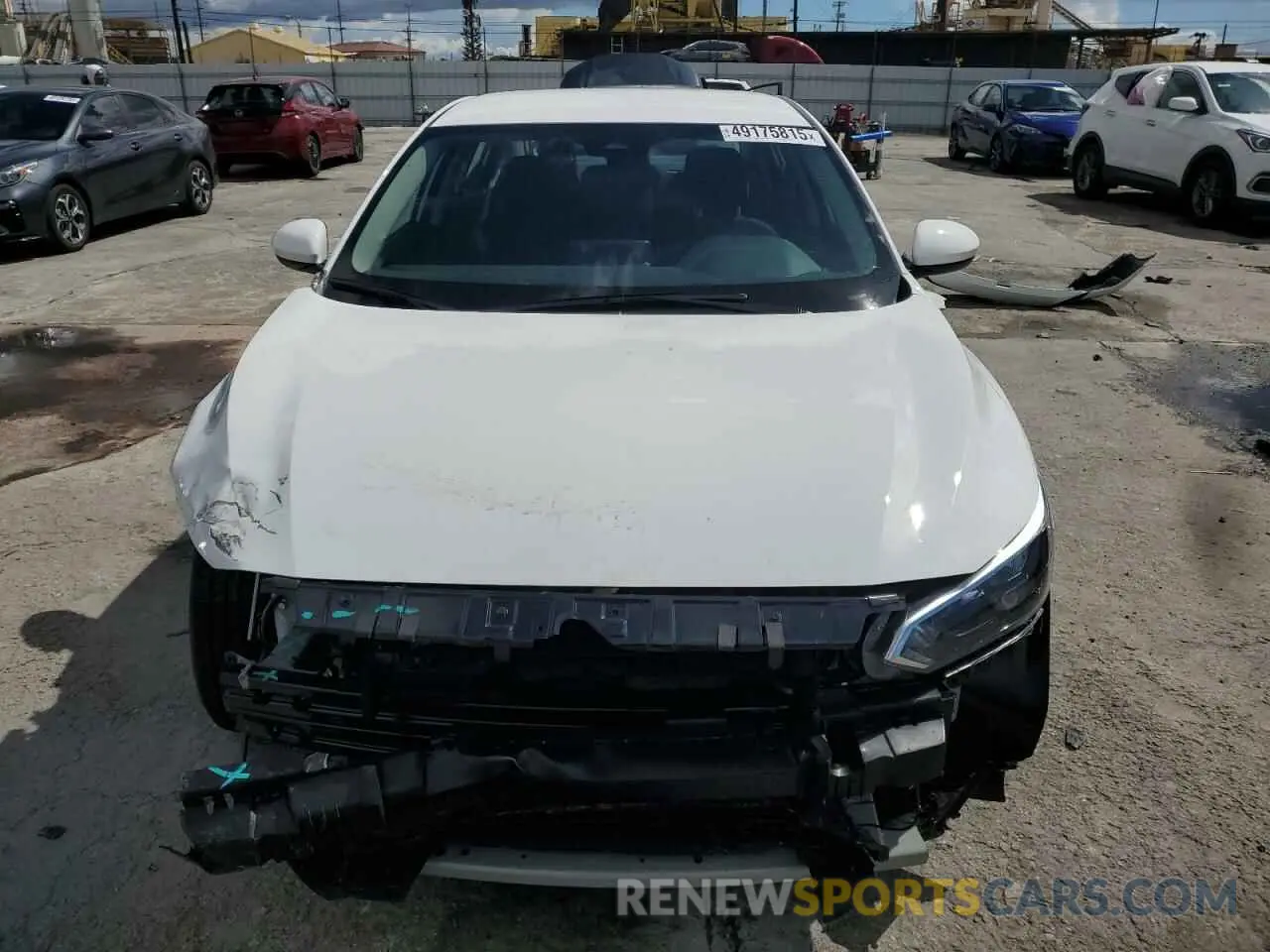 5 Photograph of a damaged car 3N1AB8CV2SY229800 NISSAN SENTRA 2025