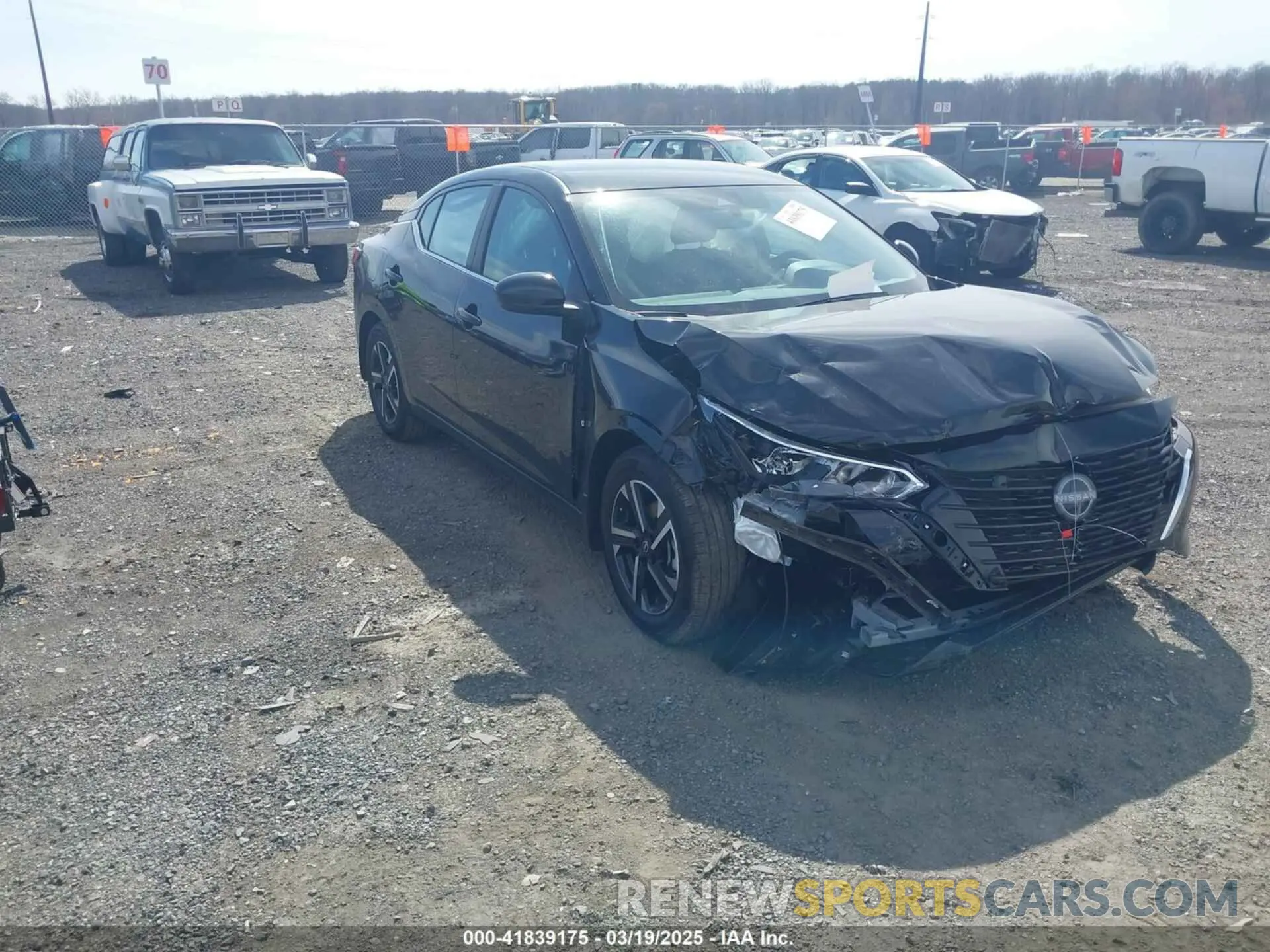 1 Photograph of a damaged car 3N1AB8CV2SY230252 NISSAN SENTRA 2025