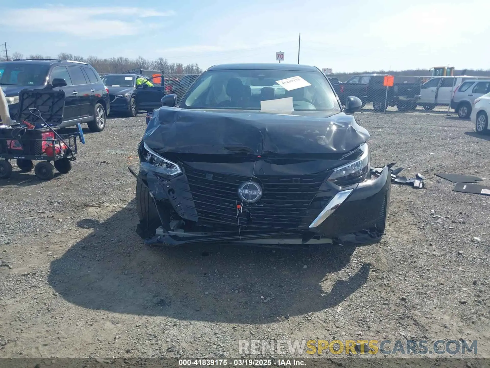 13 Photograph of a damaged car 3N1AB8CV2SY230252 NISSAN SENTRA 2025