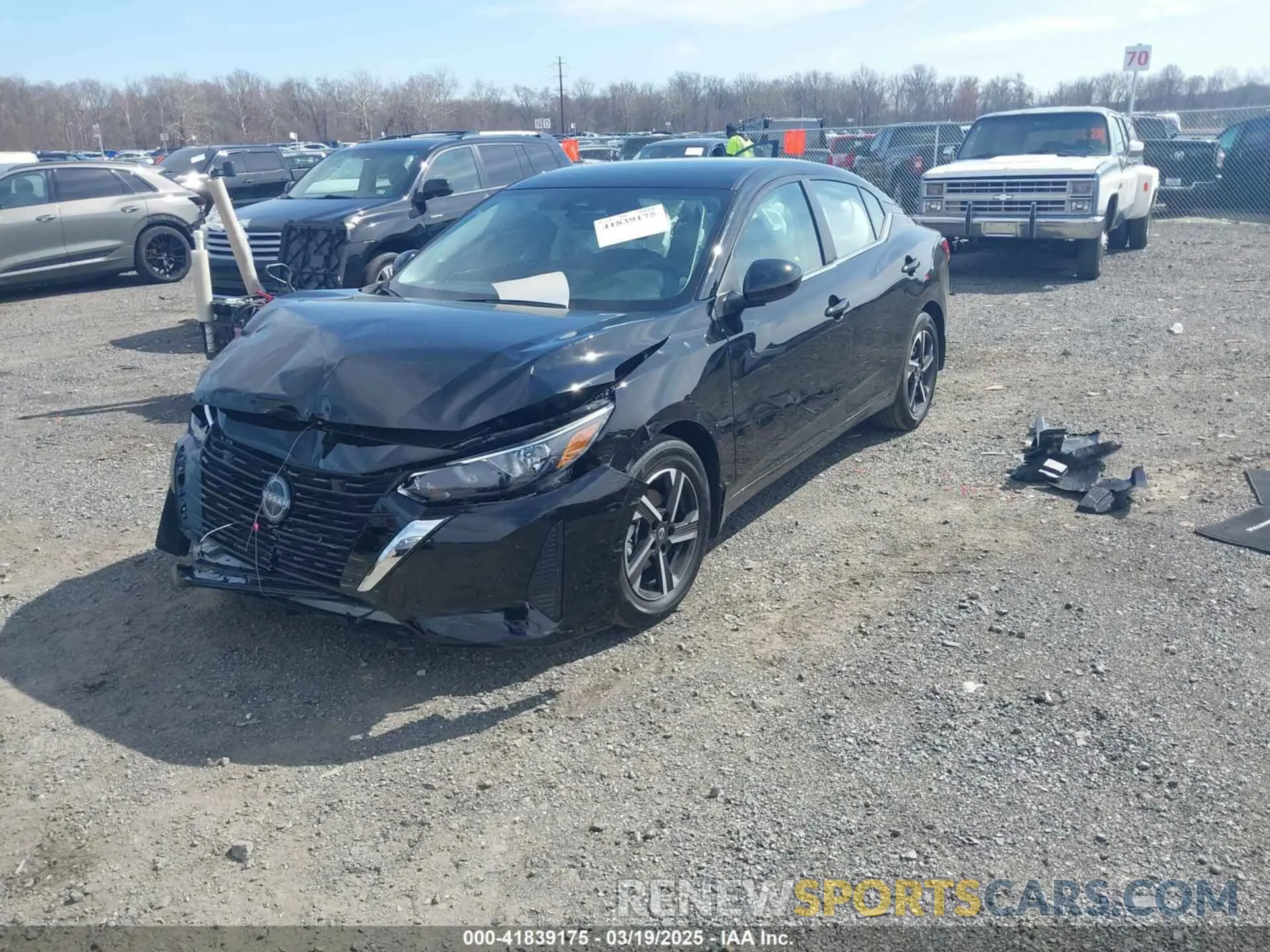 2 Photograph of a damaged car 3N1AB8CV2SY230252 NISSAN SENTRA 2025