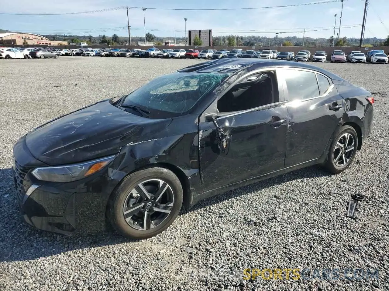 1 Photograph of a damaged car 3N1AB8CV2SY242028 NISSAN SENTRA 2025