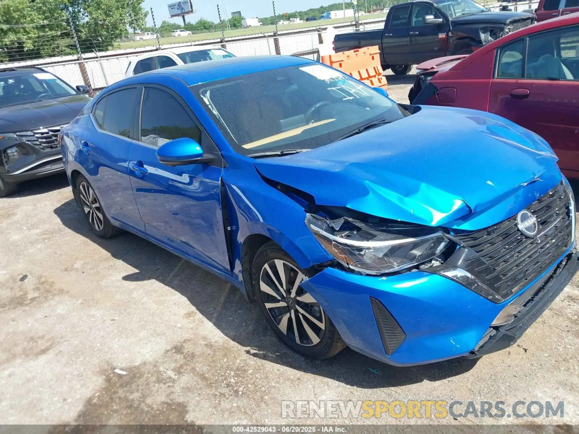 13 Фотография поврежденного автомобиля 3N1AB8CV2SY243583 NISSAN SENTRA 2025