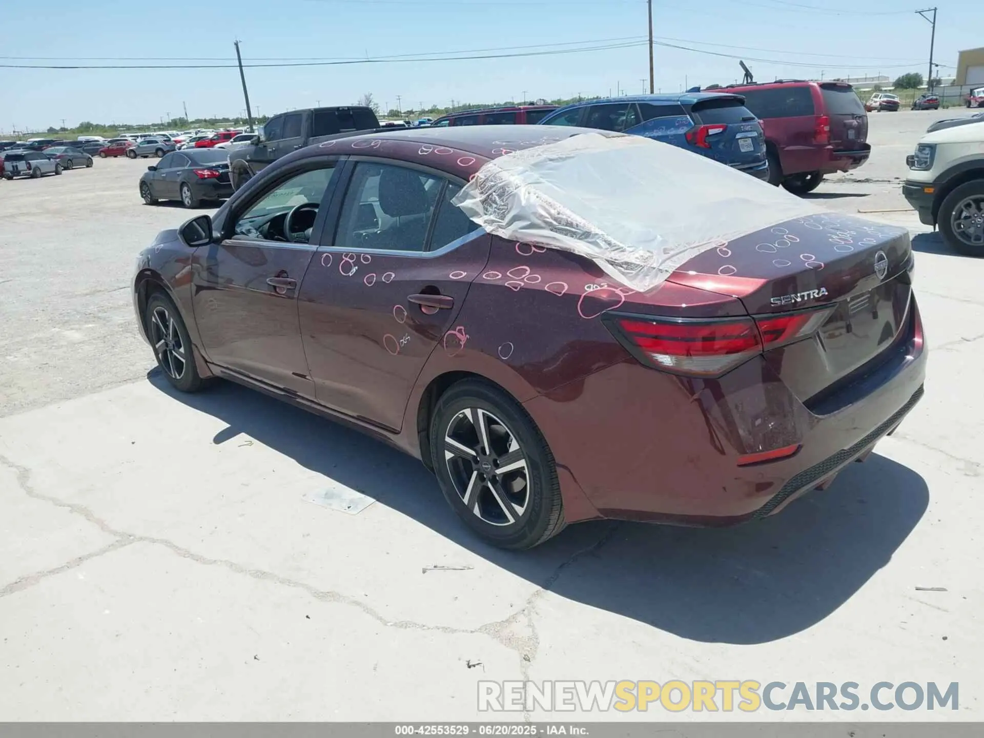3 Photograph of a damaged car 3N1AB8CV2SY269777 NISSAN SENTRA 2025