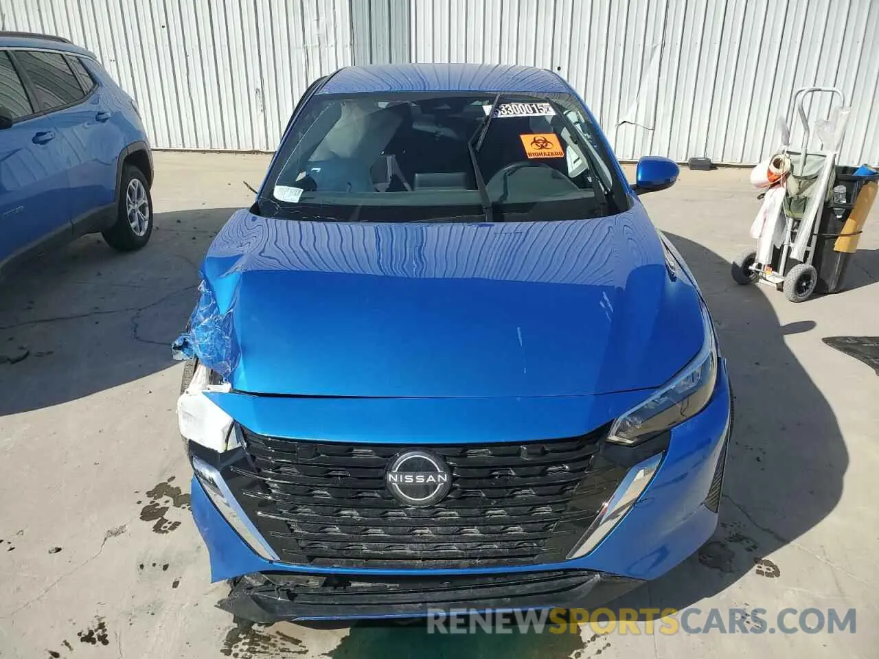 5 Photograph of a damaged car 3N1AB8CV2SY279192 NISSAN SENTRA 2025