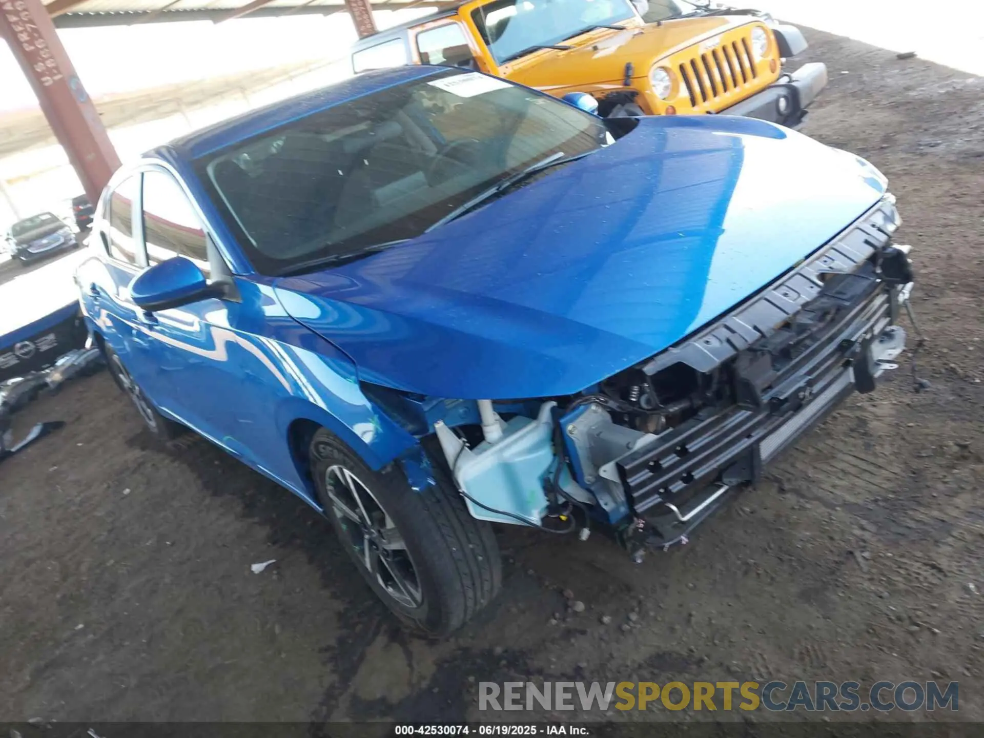 1 Photograph of a damaged car 3N1AB8CV3SY223066 NISSAN SENTRA 2025