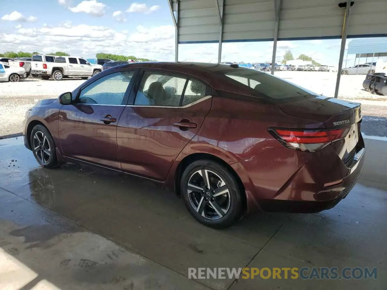 2 Photograph of a damaged car 3N1AB8CV3SY277970 NISSAN SENTRA 2025