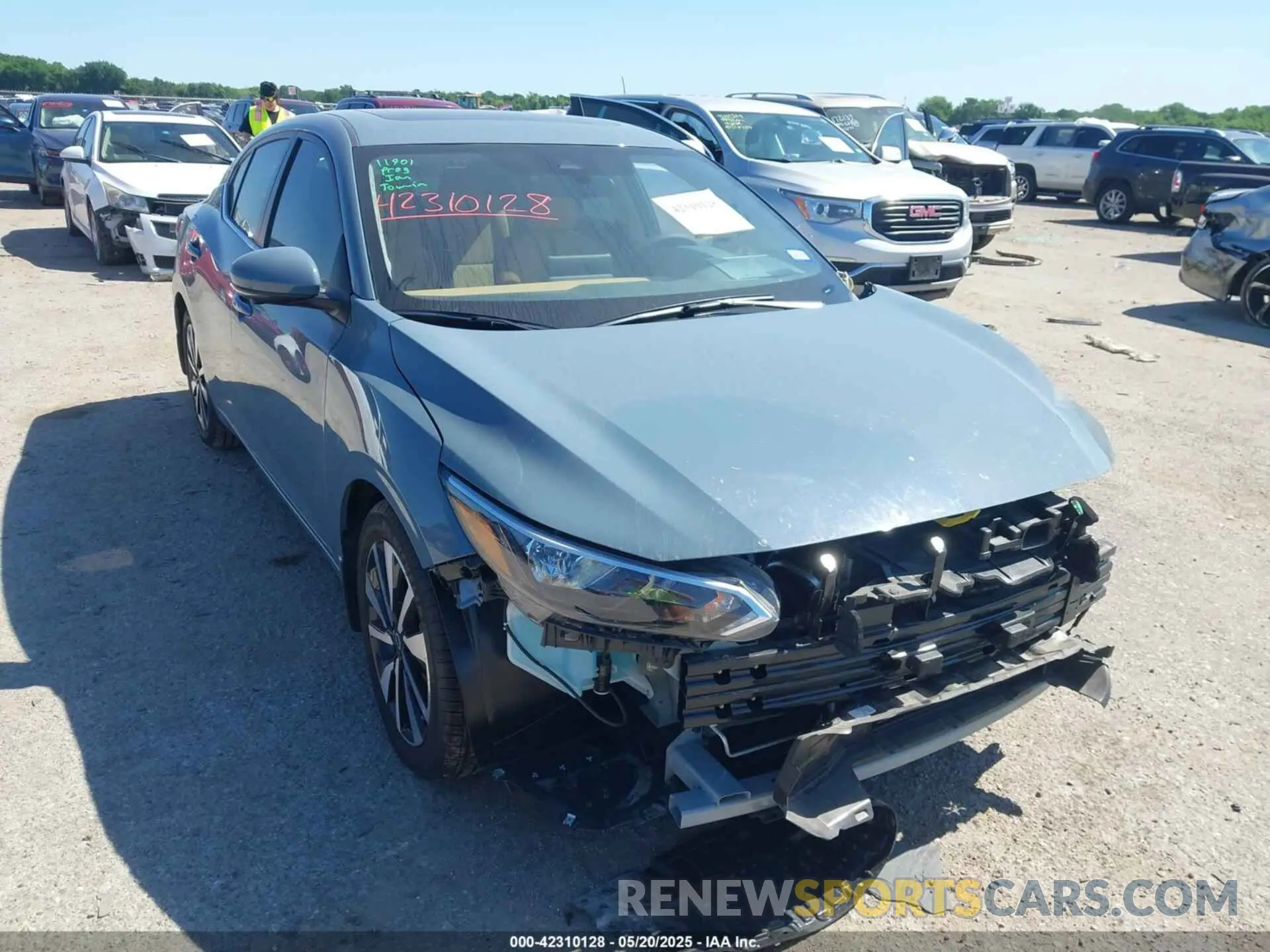1 Photograph of a damaged car 3N1AB8CV4SY216420 NISSAN SENTRA 2025