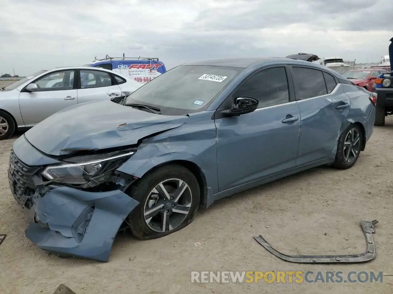 1 Photograph of a damaged car 3N1AB8CV4SY261101 NISSAN SENTRA 2025