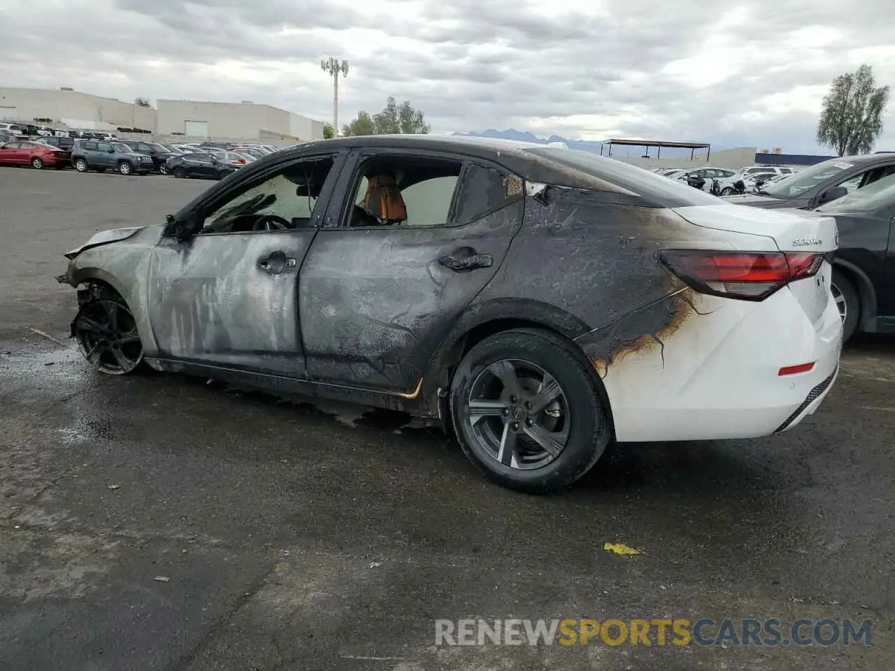 2 Photograph of a damaged car 3N1AB8CV4SY308921 NISSAN SENTRA 2025