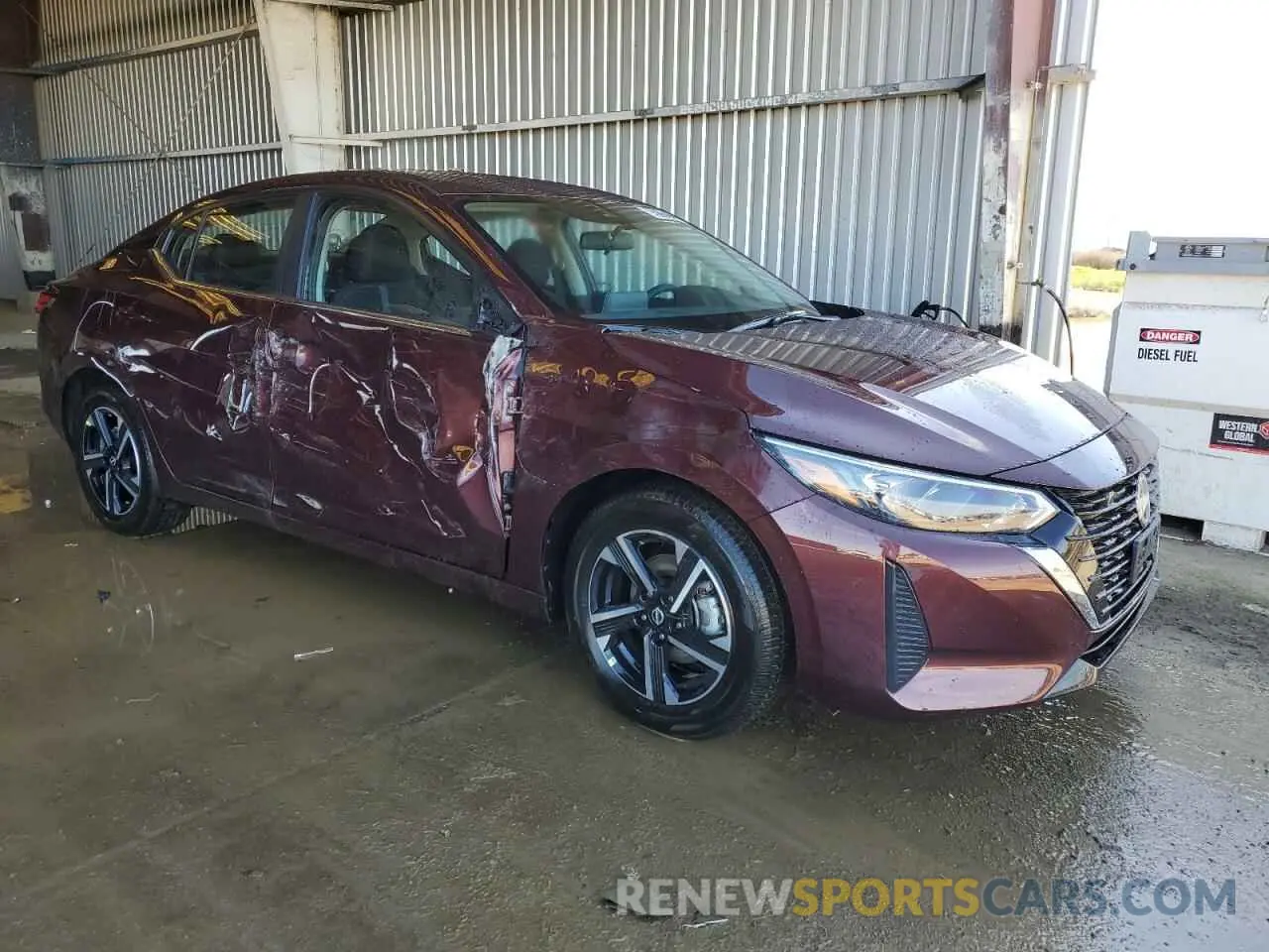 4 Photograph of a damaged car 3N1AB8CV5SY288548 NISSAN SENTRA 2025