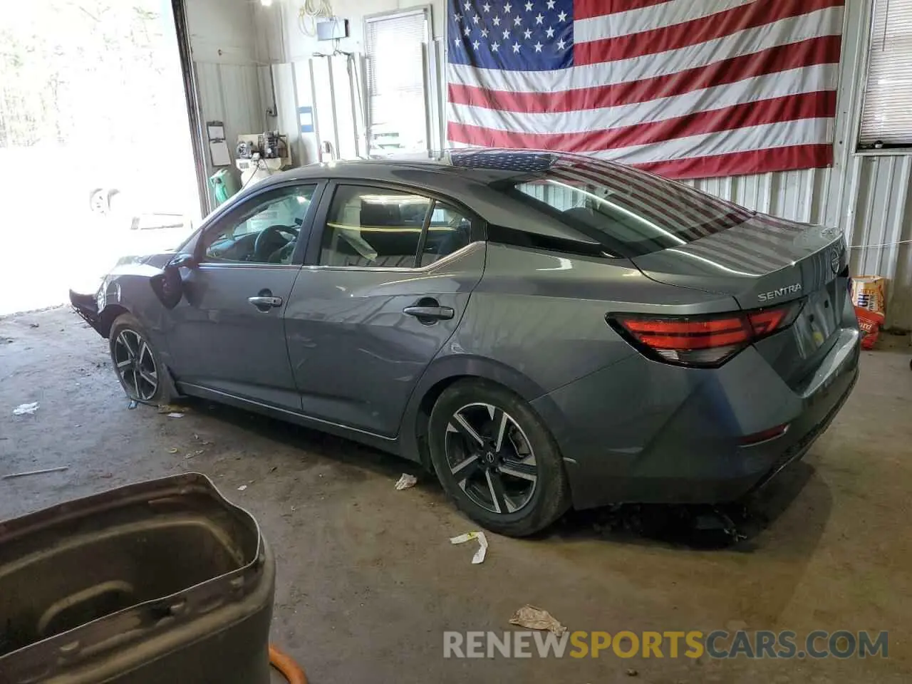 2 Photograph of a damaged car 3N1AB8CV6SY205385 NISSAN SENTRA 2025
